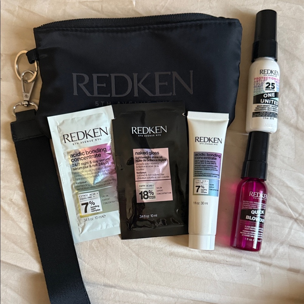 Redken Hair Care Collection with Black Pouch